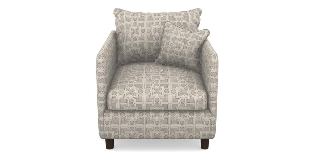 Product photograph of Madehurst Chair In Rhs Collection - Small Knot Garden Cotton Weave - Grey from Sofas and Stuff Limited