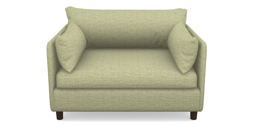 Product photograph of Madehurst Snuggler In Basket Weave - Sage from Sofas and Stuff Limited