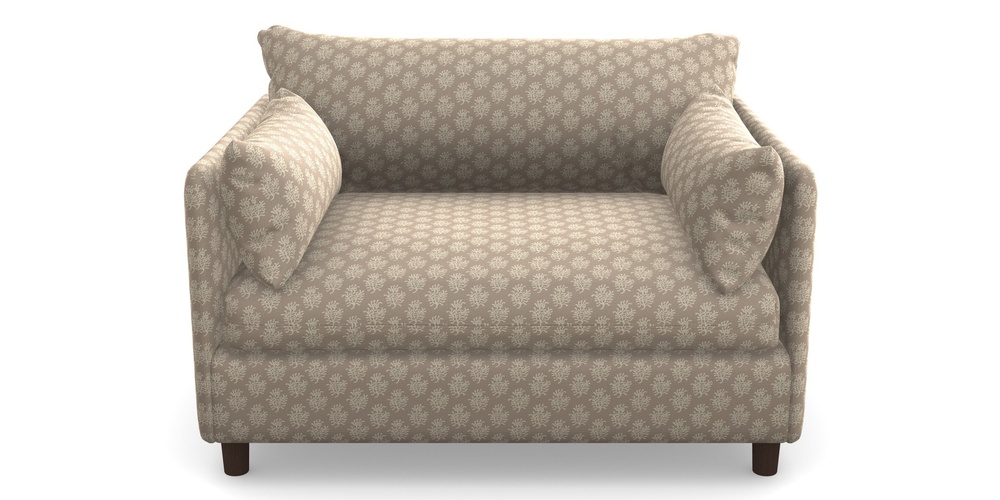 Product photograph of Madehurst Snuggler In Cloth 21 - Coral 1 - Beech from Sofas and Stuff Limited