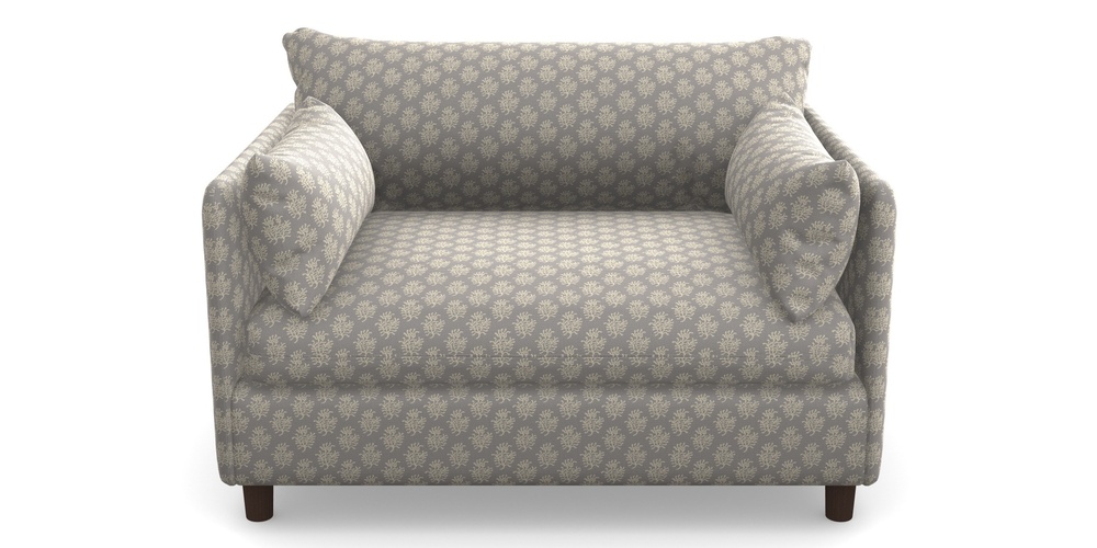 Product photograph of Madehurst Snuggler In Cloth 21 - Coral 1 - Magnesium from Sofas and Stuff Limited