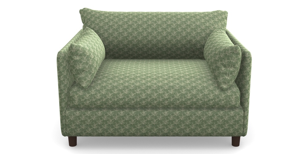 Product photograph of Madehurst Snuggler In Cloth 21 - Decorative Leaf - Forest from Sofas and Stuff Limited