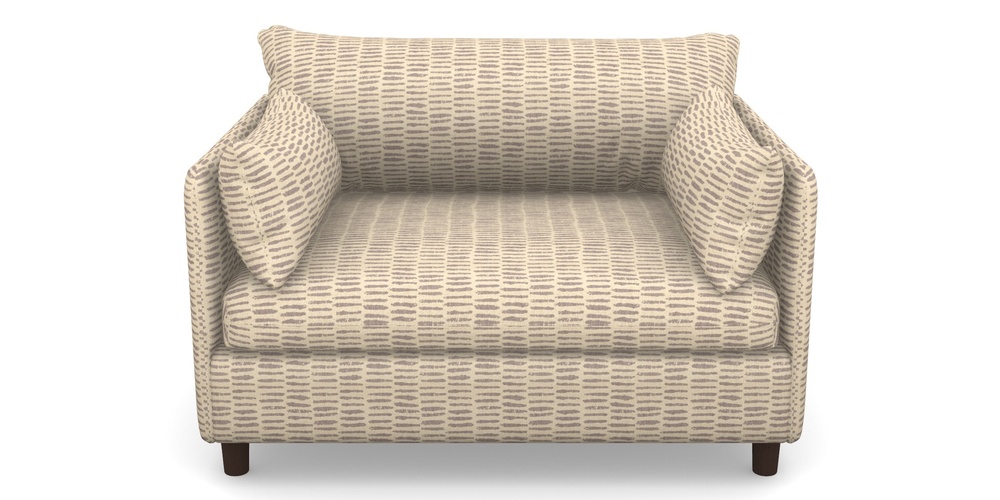 Product photograph of Madehurst Snuggler In Cloth 18 - Daub - Berry from Sofas and Stuff Limited