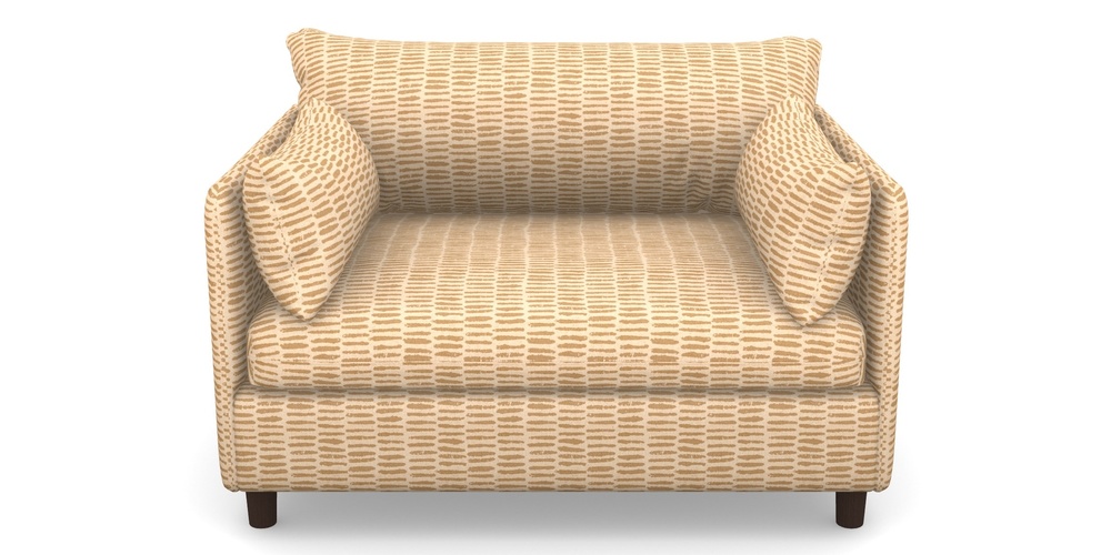 Product photograph of Madehurst Snuggler In Cloth 18 - Daub - Fudge from Sofas and Stuff Limited