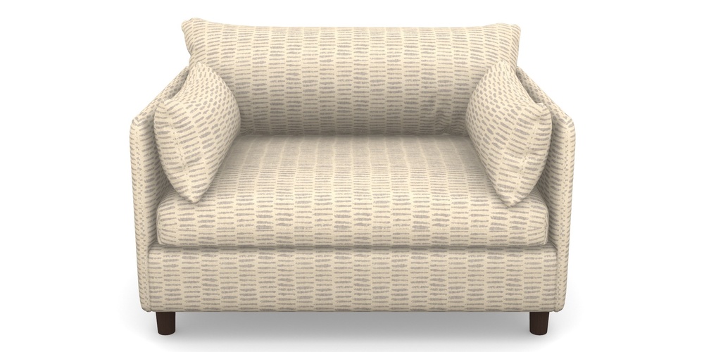 Product photograph of Madehurst Snuggler In Cloth 18 - Daub - Lavender from Sofas and Stuff Limited