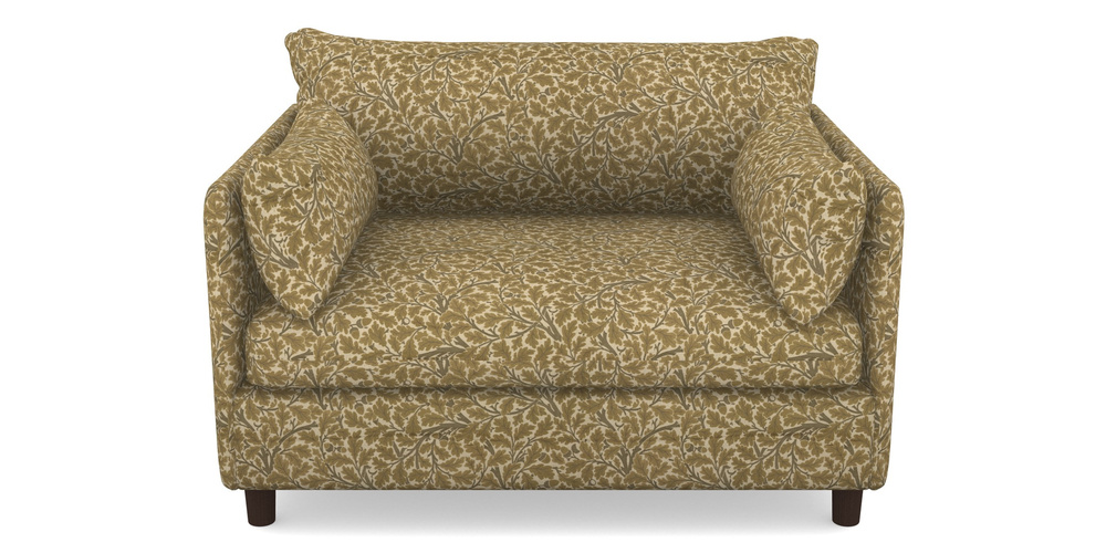 Product photograph of Madehurst Snuggler In V A Drawn From Nature Collection - Oak Tree - Gold from Sofas and Stuff Limited