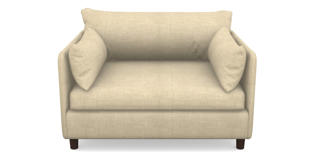 Product photograph of Madehurst Snuggler In Posh Linen - Oatmeal from Sofas and Stuff Limited