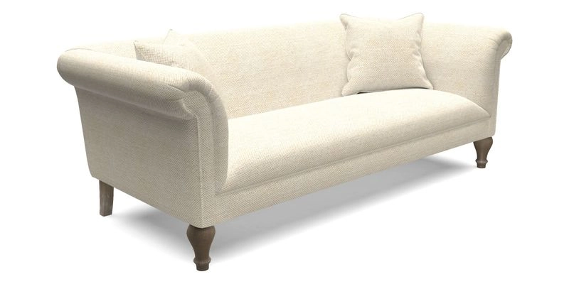 Masham 3 Seater Sofa in Floral Linen Carcassonne Laurel
