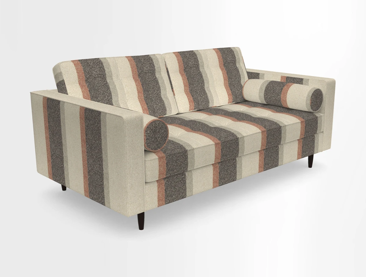 Marylebone 2 Seater Sofa in Clever Tough And Eco Velvet Indigo