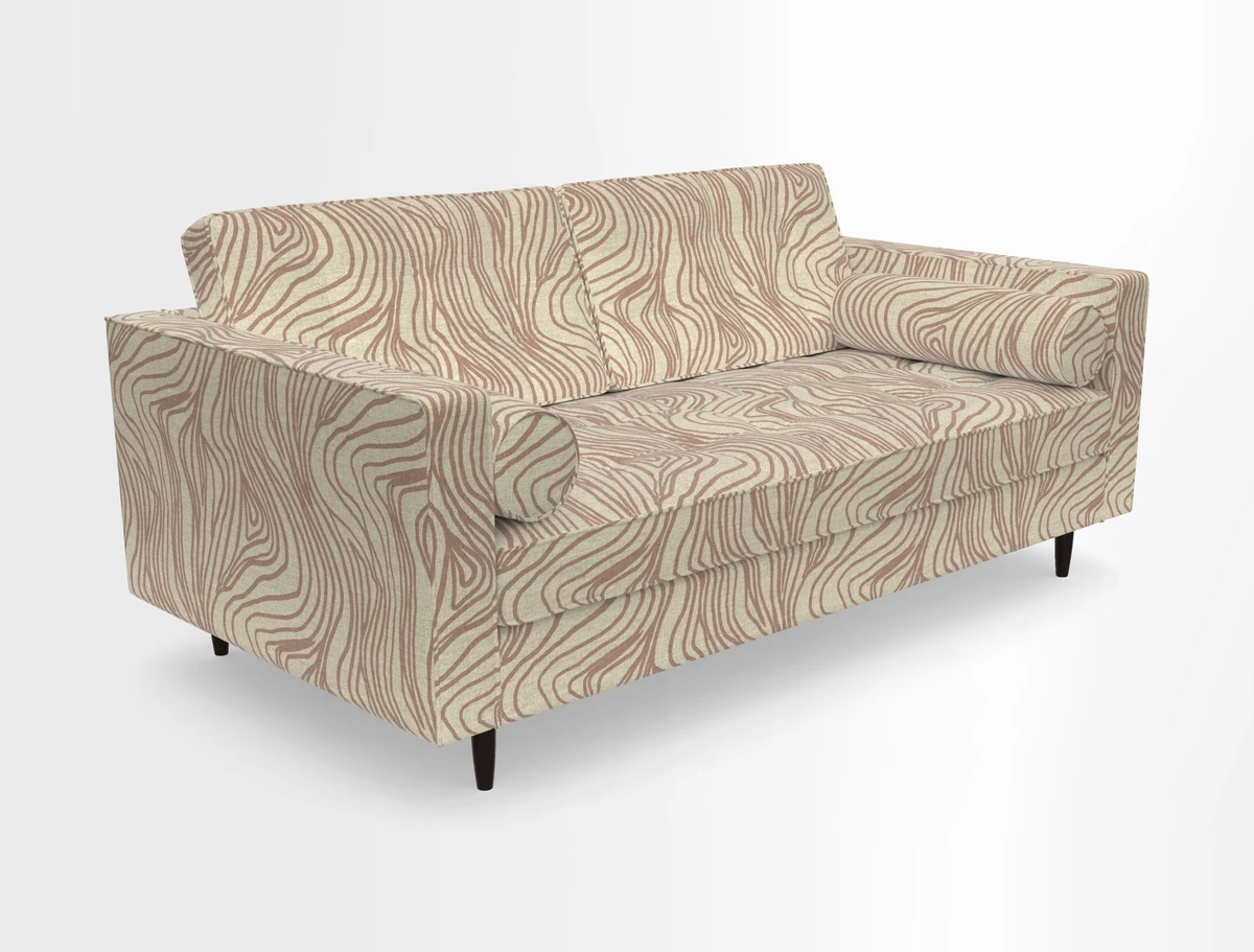 Marylebone 2 Seater Sofa in Clever Tough And Eco Velvet Indigo