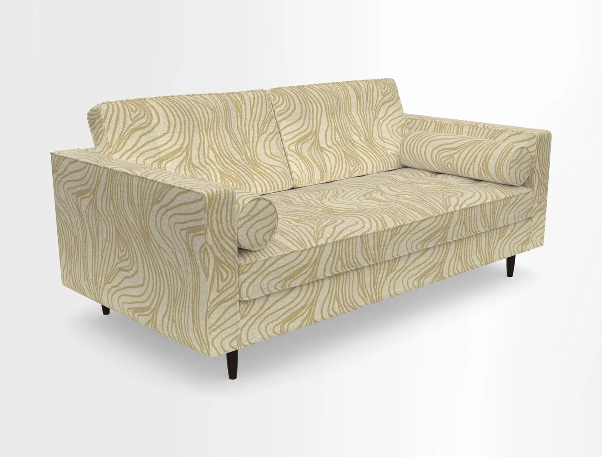Marylebone 2 Seater Sofa in Clever Tough And Eco Velvet Indigo