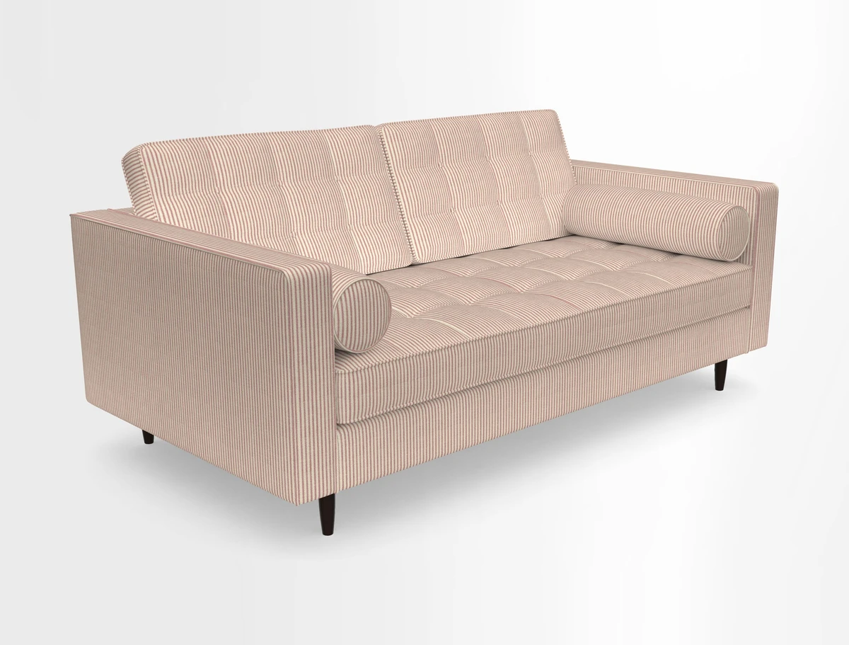 Marylebone 2 Seater Sofa in Clever Tough And Eco Velvet Indigo