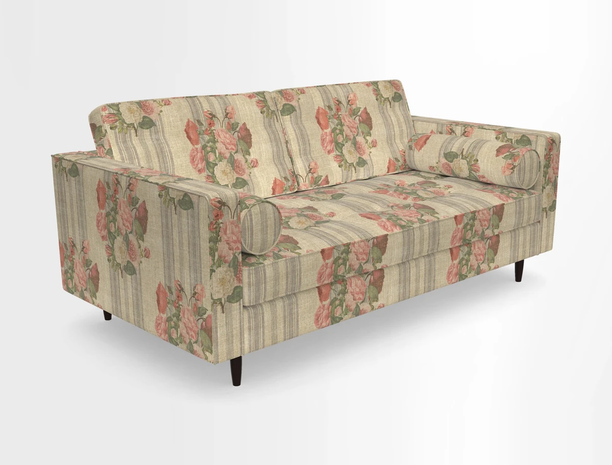 Marylebone 2 Seater Sofa in Clever Tough And Eco Velvet Indigo
