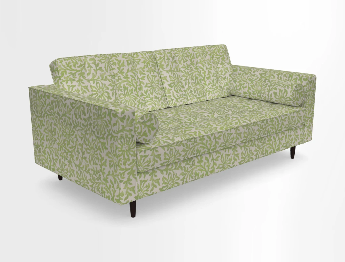 Marylebone 2 Seater Sofa in Clever Tough And Eco Velvet Indigo