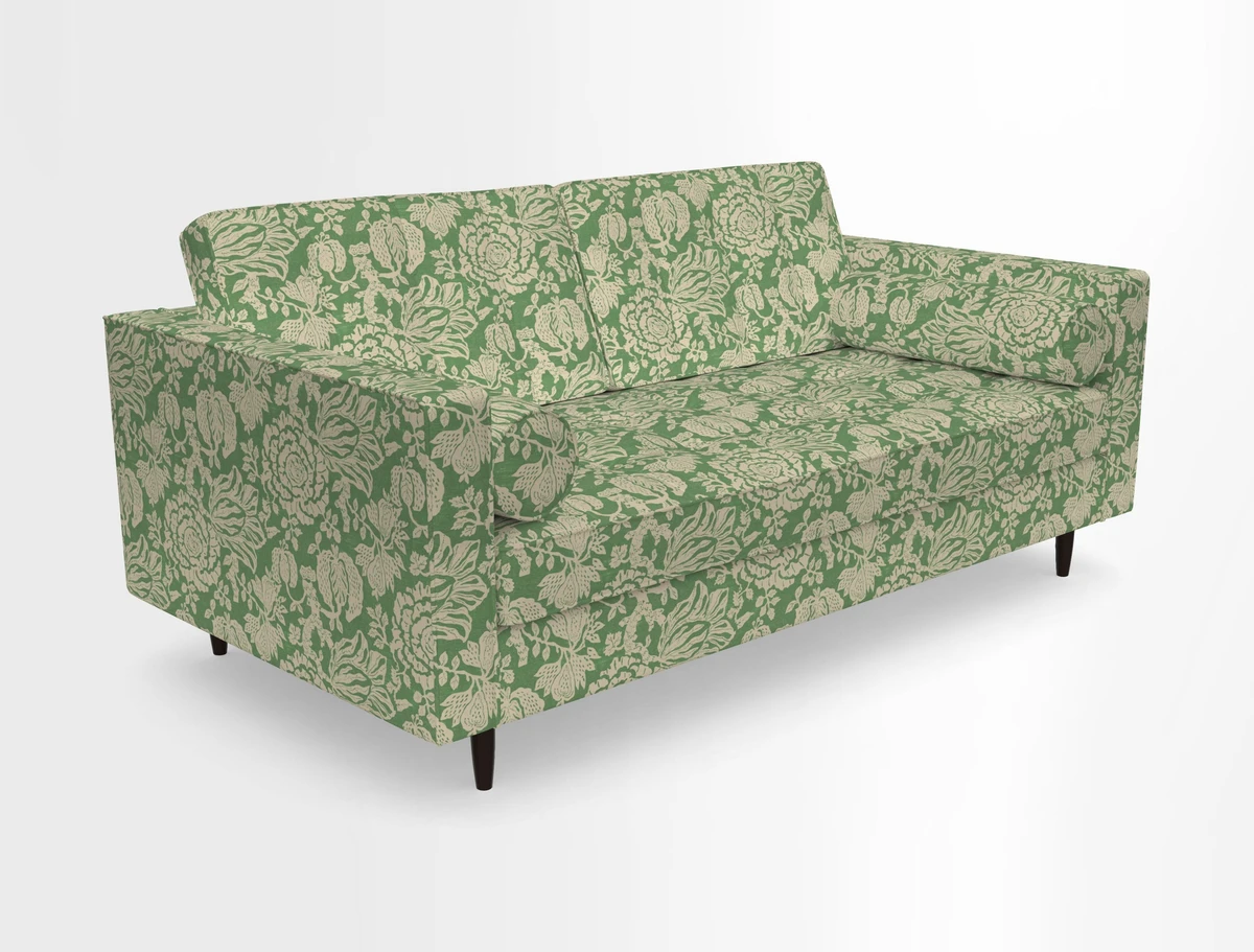 Marylebone 2 Seater Sofa in Clever Tough And Eco Velvet Indigo