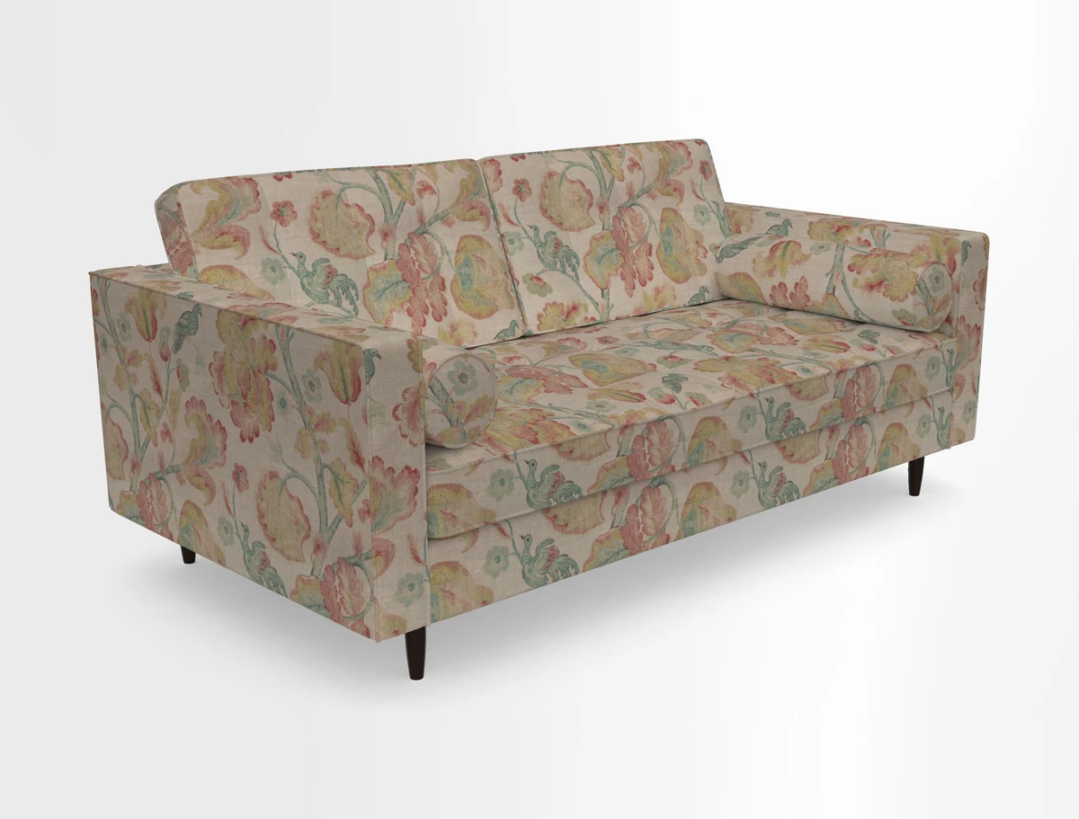 Marylebone 2 Seater Sofa in Clever Tough And Eco Velvet Indigo