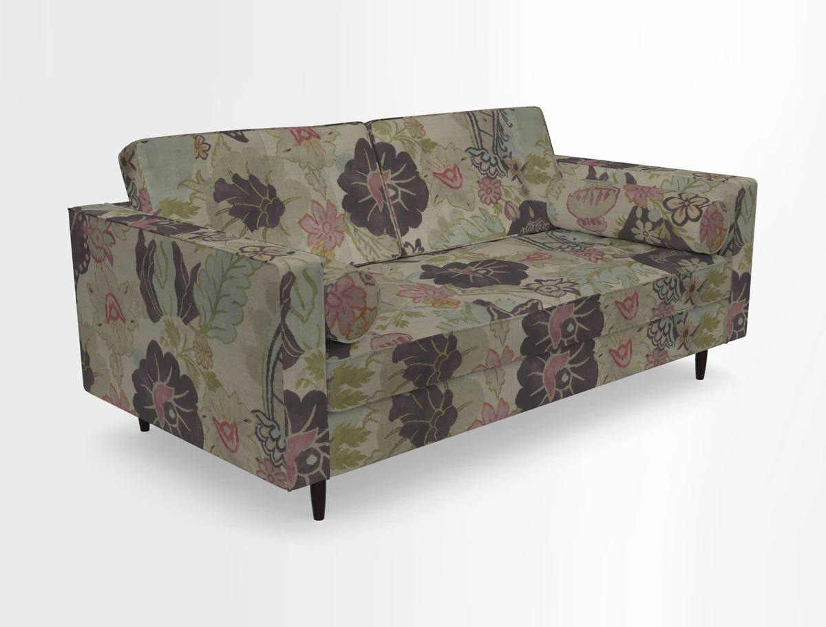 Marylebone 2 Seater Sofa in Clever Tough And Eco Velvet Indigo