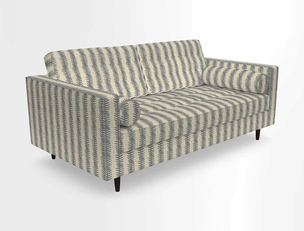 Marylebone 2 Seater Sofa in Clever Tough And Eco Velvet Indigo