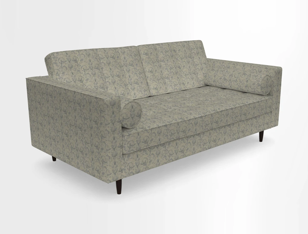 Marylebone 2 Seater Sofa in Clever Tough And Eco Velvet Indigo