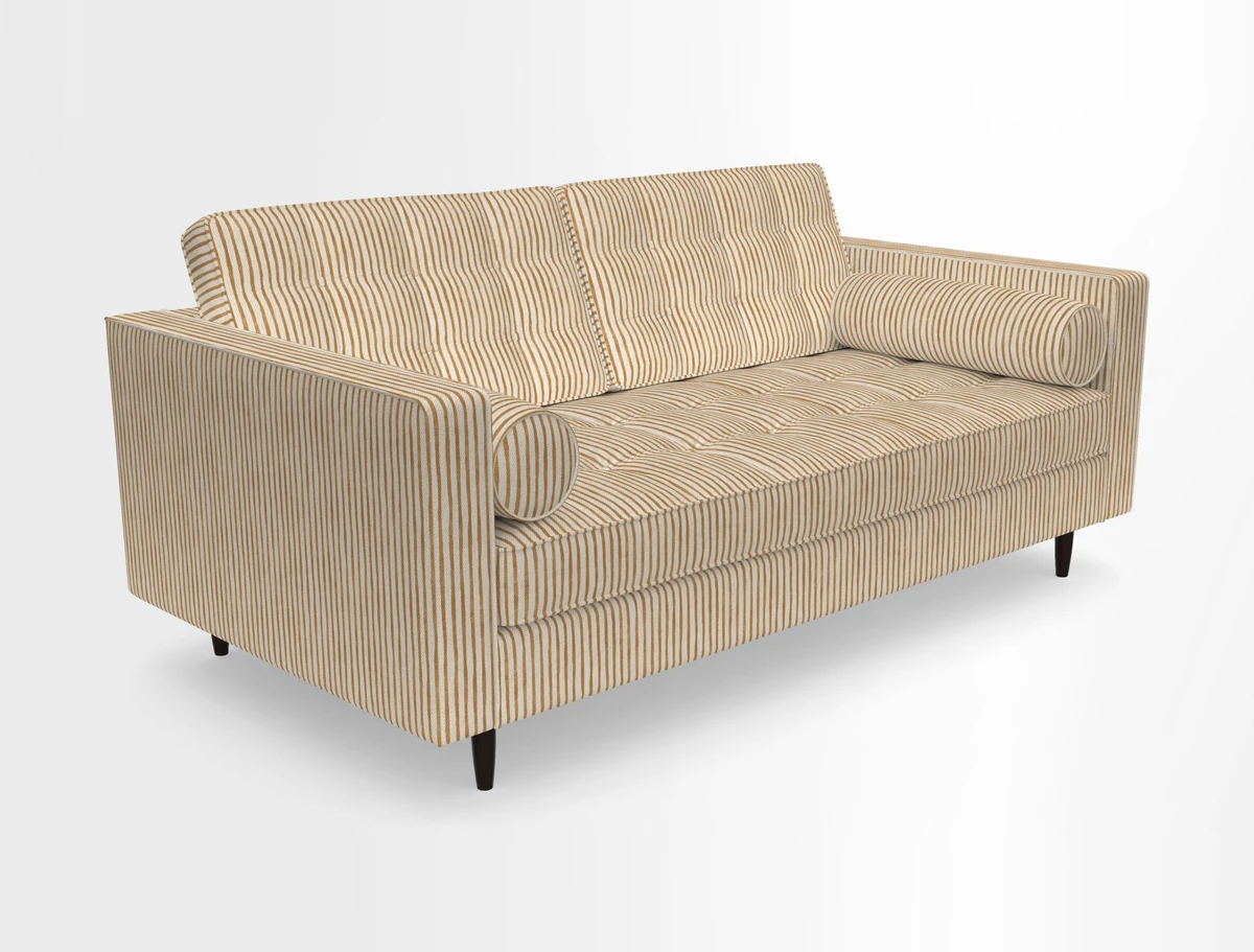 Marylebone 2 Seater Sofa in Clever Tough And Eco Velvet Indigo