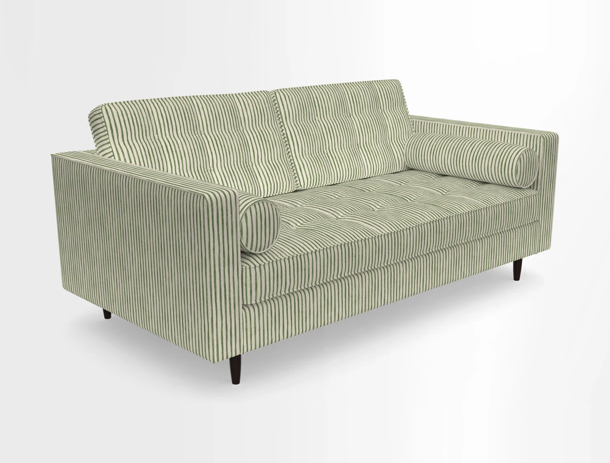 Marylebone 2 Seater Sofa in Clever Tough And Eco Velvet Indigo