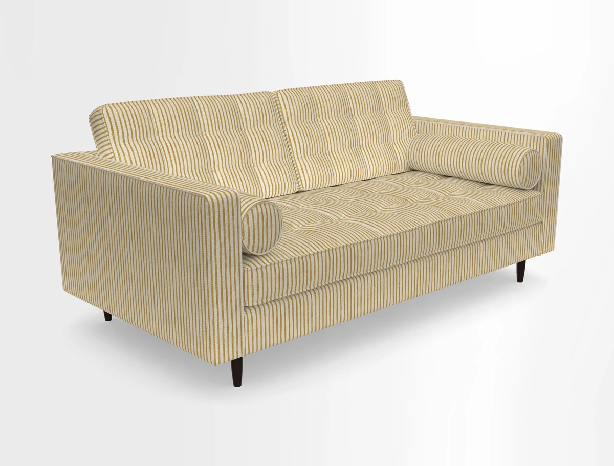 Marylebone 2 Seater Sofa in Clever Tough And Eco Velvet Indigo