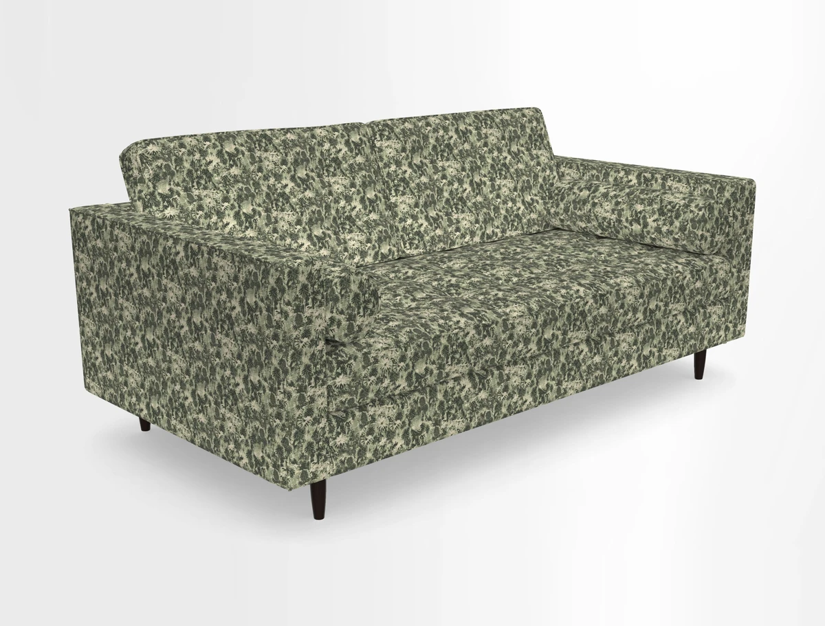 Marylebone 2 Seater Sofa in Clever Tough And Eco Velvet Indigo