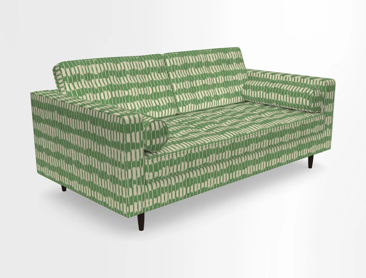 Marylebone 2 Seater Sofa in Clever Tough And Eco Velvet Indigo