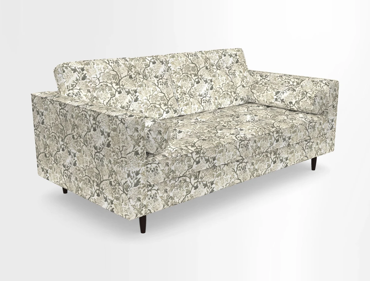 Marylebone 2 Seater Sofa in Clever Tough And Eco Velvet Indigo