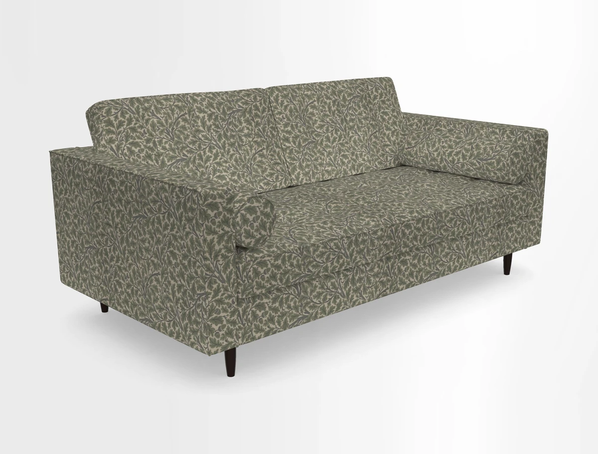 Marylebone 2 Seater Sofa in Clever Tough And Eco Velvet Indigo