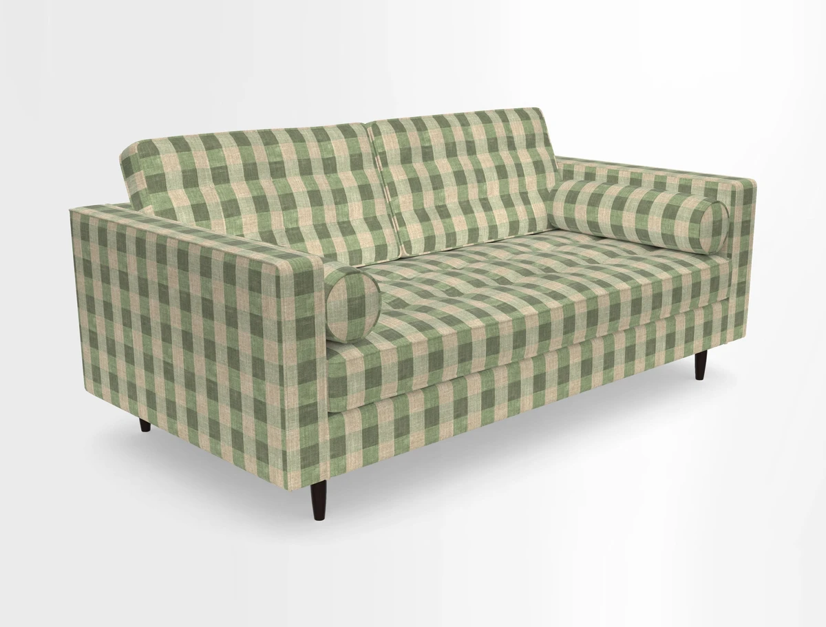 Marylebone 2 Seater Sofa in Clever Tough And Eco Velvet Indigo