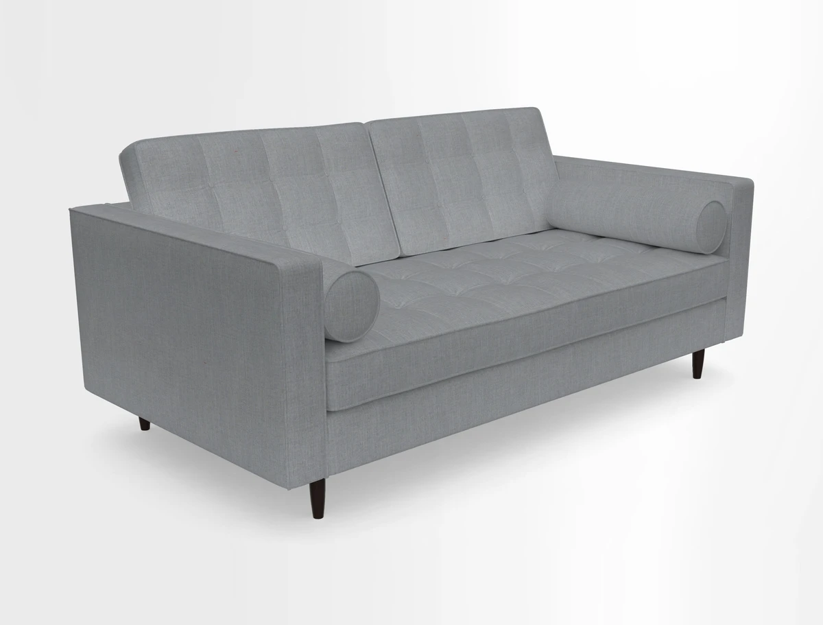 Marylebone 2 Seater Sofa in Clever Tough And Eco Velvet Indigo