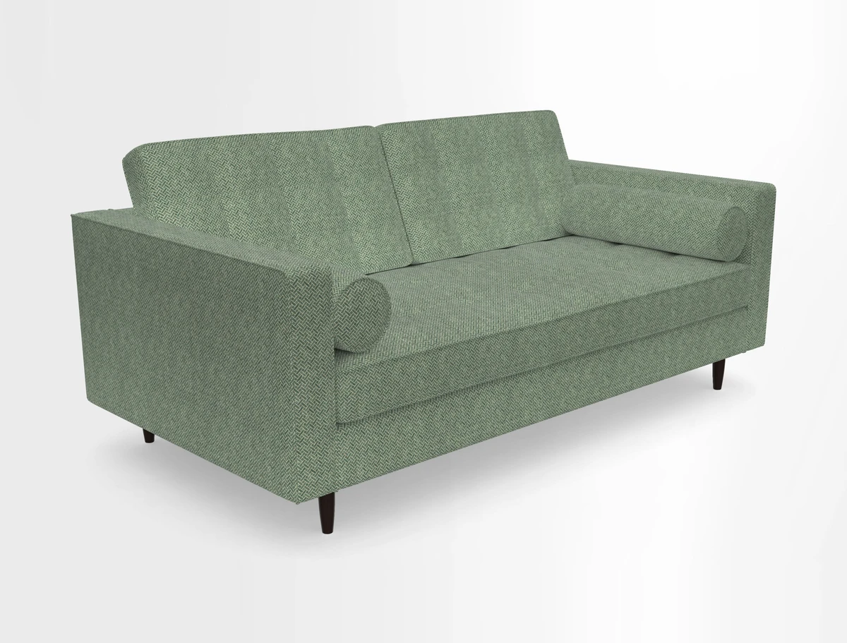 Marylebone 2 Seater Sofa in Clever Tough And Eco Velvet Indigo