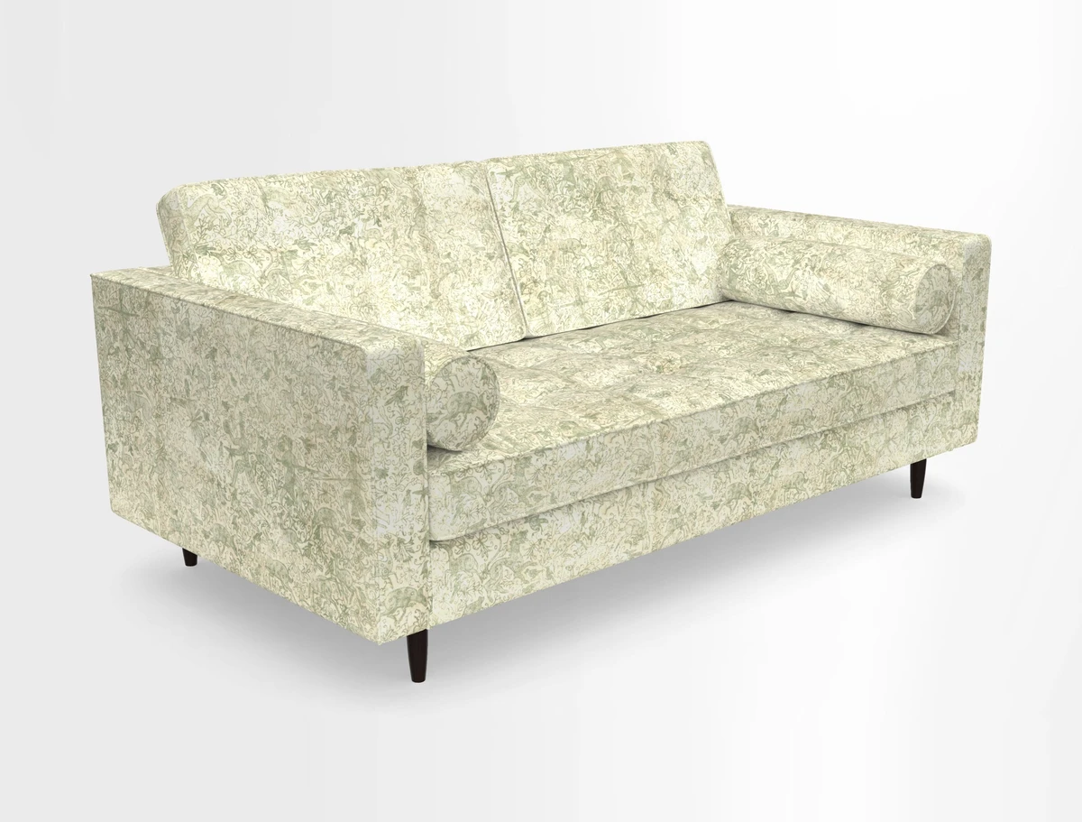 Marylebone 2 Seater Sofa in Clever Tough And Eco Velvet Indigo