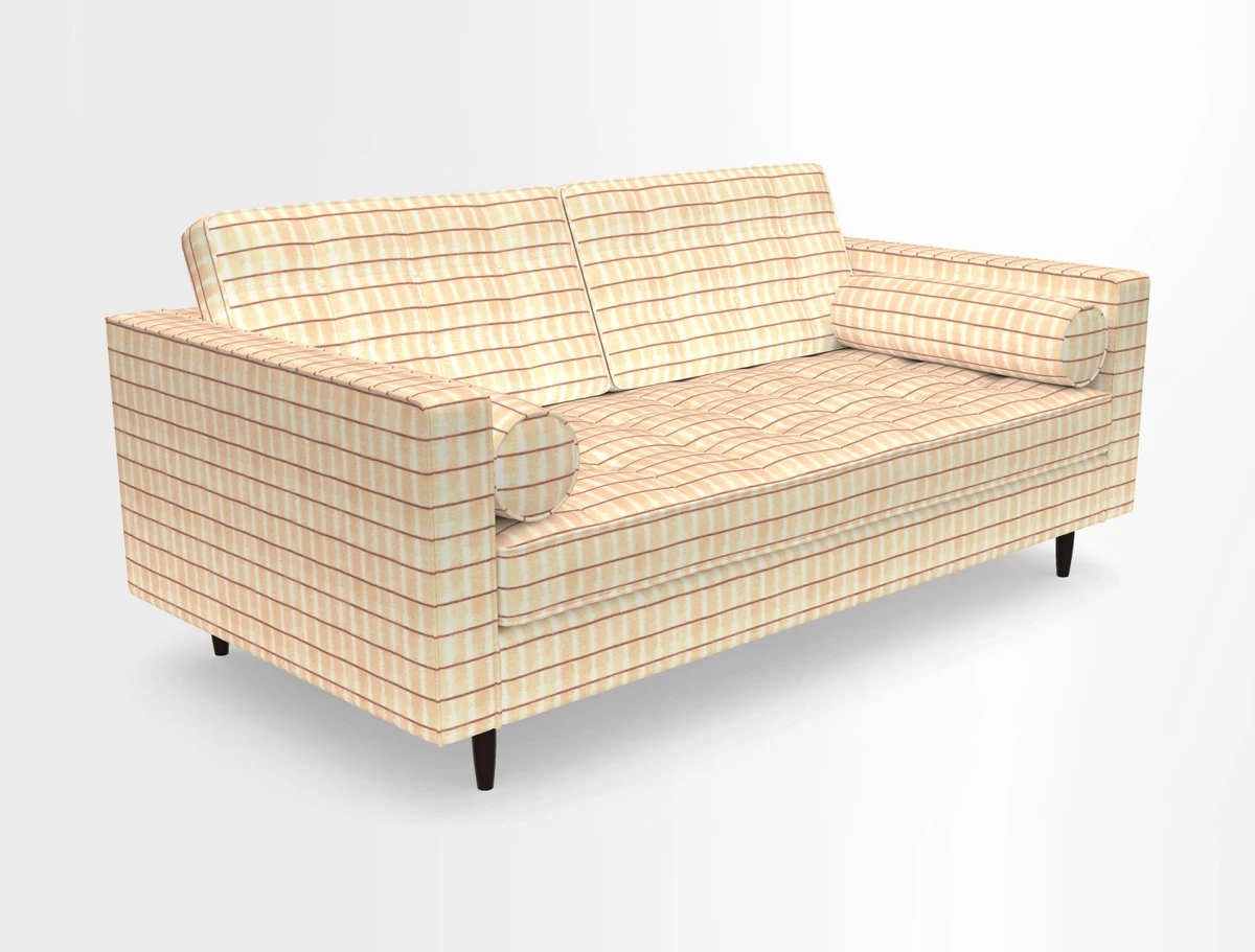 Marylebone 2 Seater Sofa in Clever Tough And Eco Velvet Indigo