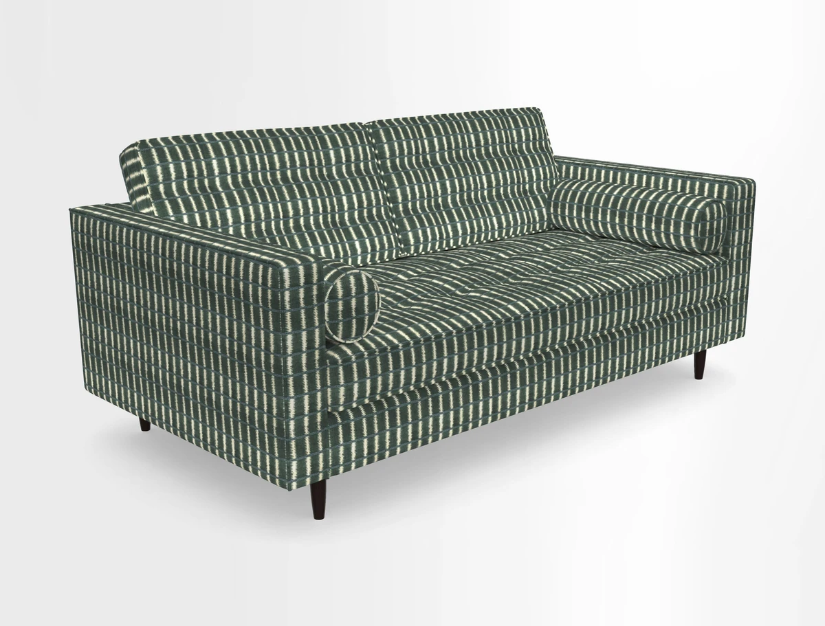 Marylebone 2 Seater Sofa in Clever Tough And Eco Velvet Indigo