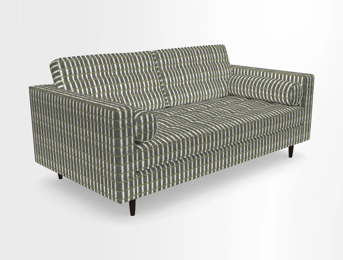 Marylebone 2 Seater Sofa in Clever Tough And Eco Velvet Indigo