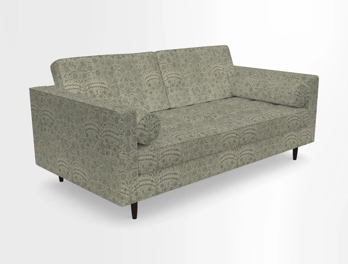 Marylebone 2 Seater Sofa in Clever Tough And Eco Velvet Indigo
