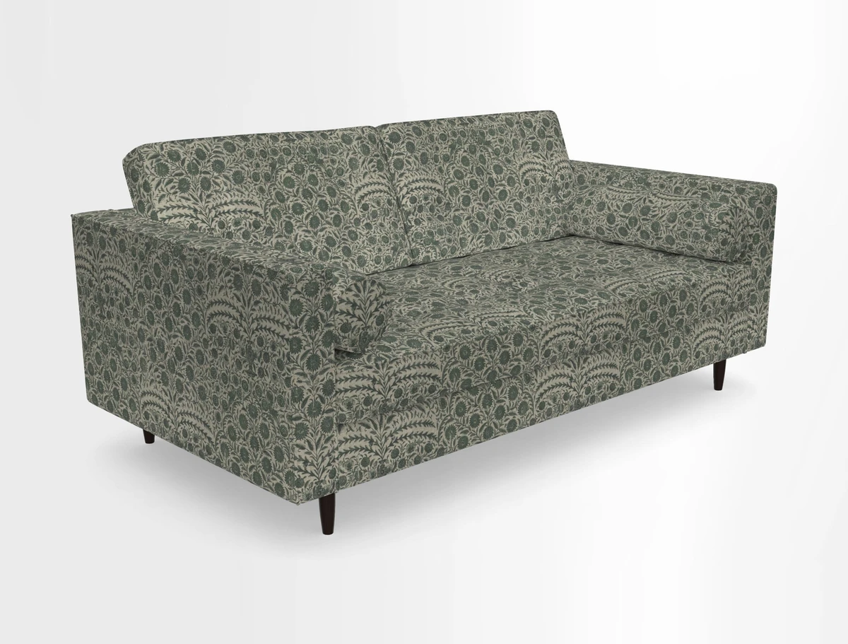 Marylebone 2 Seater Sofa in Clever Tough And Eco Velvet Indigo