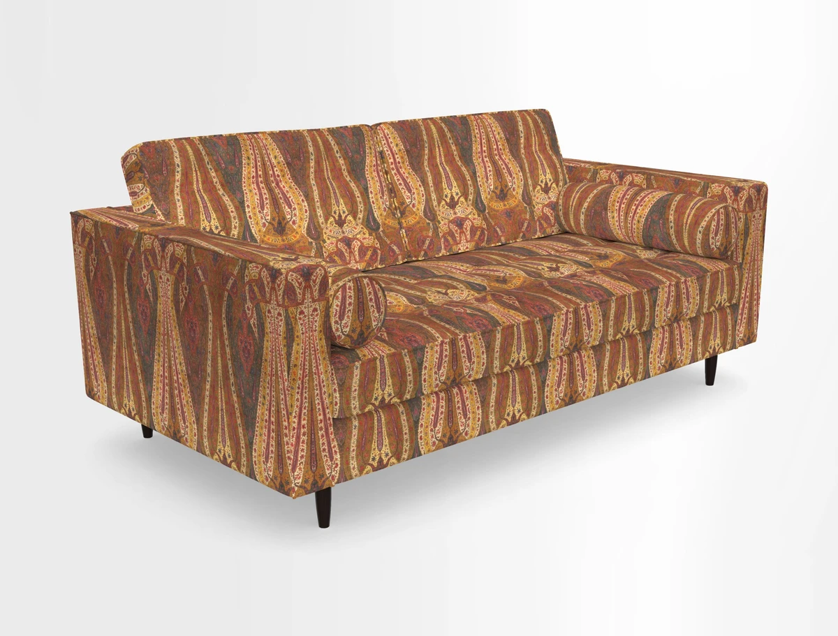 Marylebone 2 Seater Sofa in Clever Tough And Eco Velvet Indigo