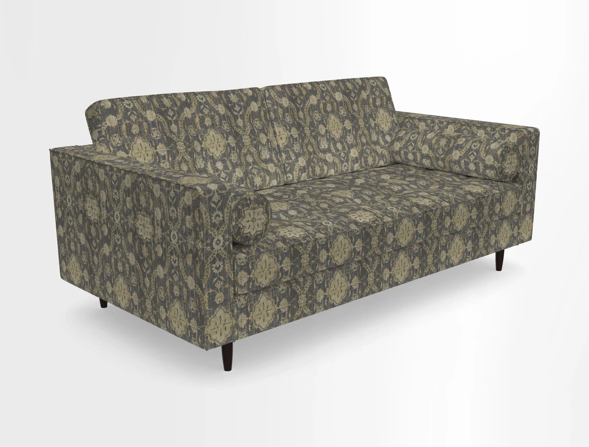 Marylebone 2 Seater Sofa in Clever Tough And Eco Velvet Indigo