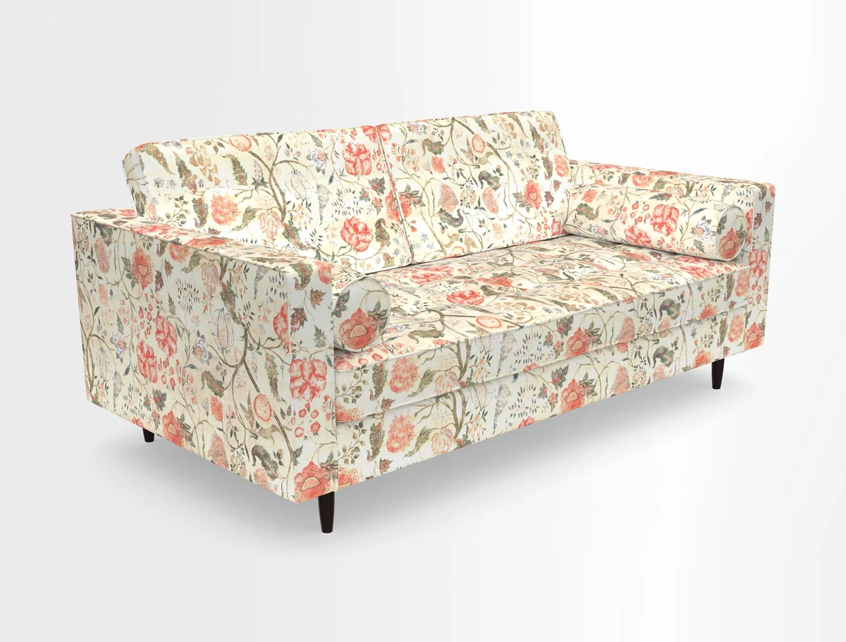 Marylebone 2 Seater Sofa in Clever Tough And Eco Velvet Indigo