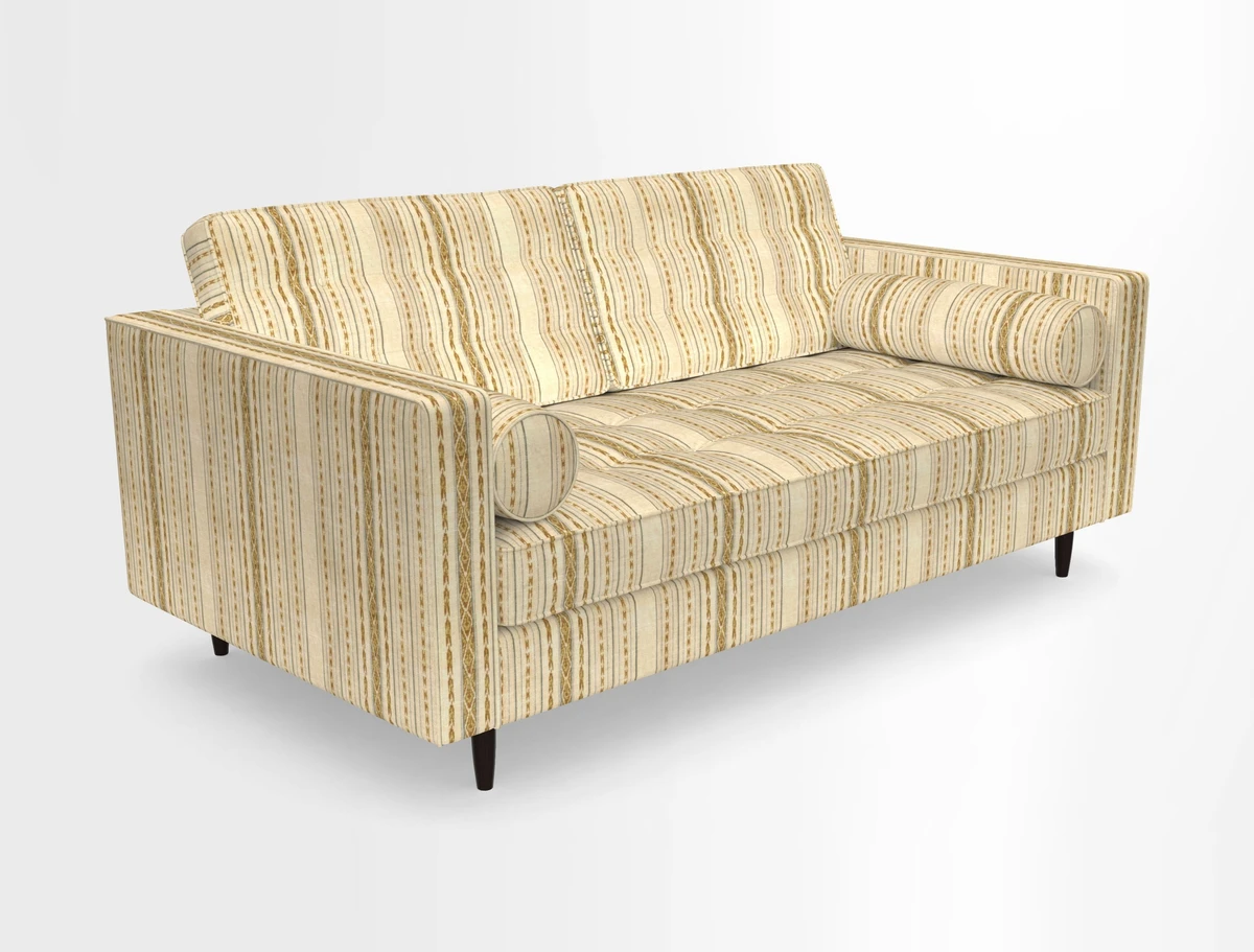 Marylebone 2 Seater Sofa in Clever Tough And Eco Velvet Indigo