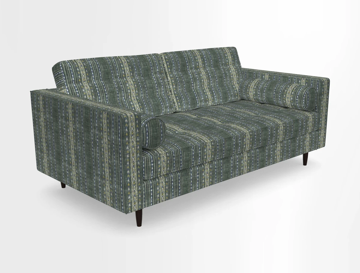 Marylebone 2 Seater Sofa in Clever Tough And Eco Velvet Indigo