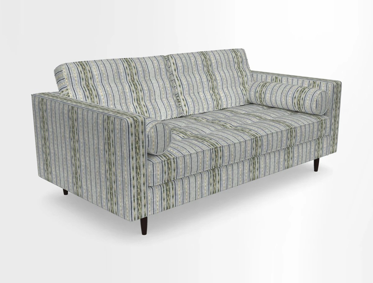 Marylebone 2 Seater Sofa in Clever Tough And Eco Velvet Indigo