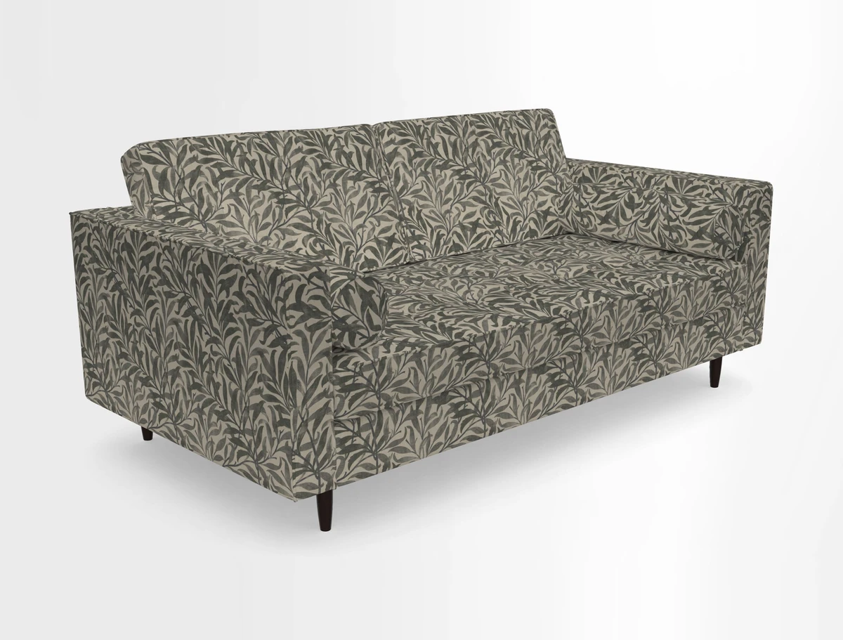 Marylebone 2 Seater Sofa in Clever Tough And Eco Velvet Indigo