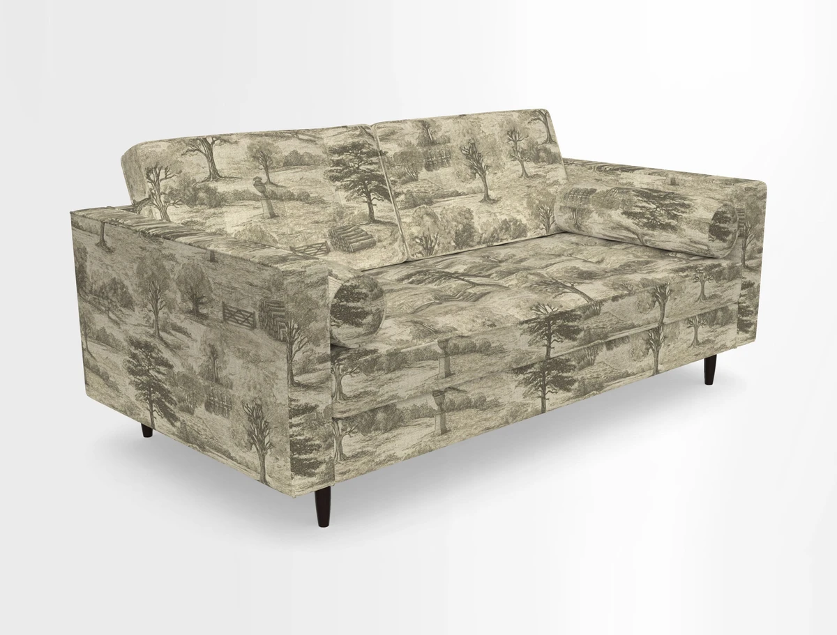 Marylebone 2 Seater Sofa in Clever Tough And Eco Velvet Indigo