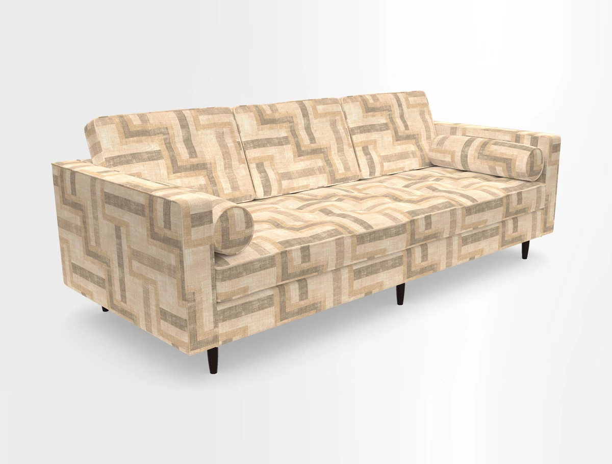 Marylebone 3 Seater Sofa in Clever Tough And Eco Velvet Indigo