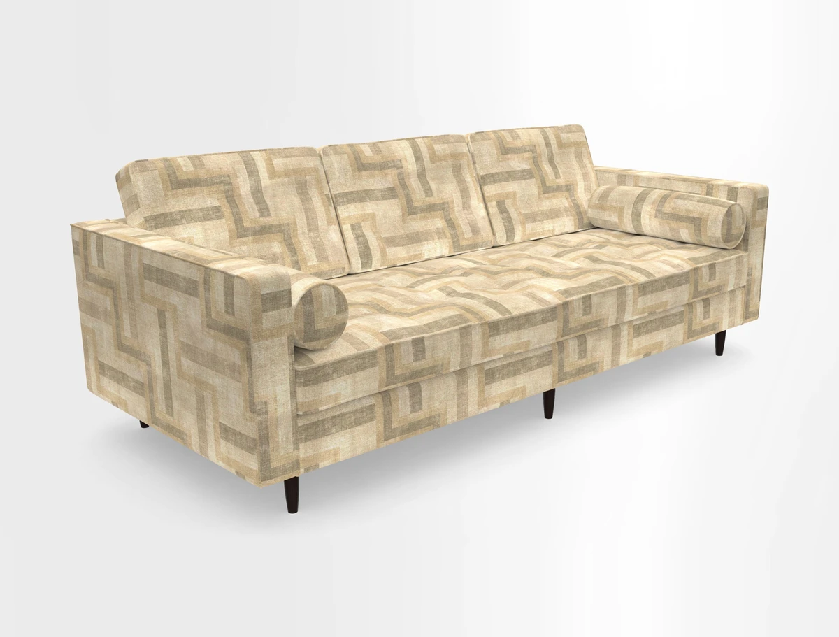 Marylebone 3 Seater Sofa in Clever Tough And Eco Velvet Indigo