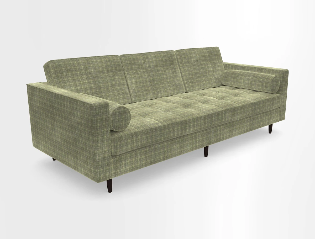Marylebone 3 Seater Sofa in Clever Tough And Eco Velvet Indigo