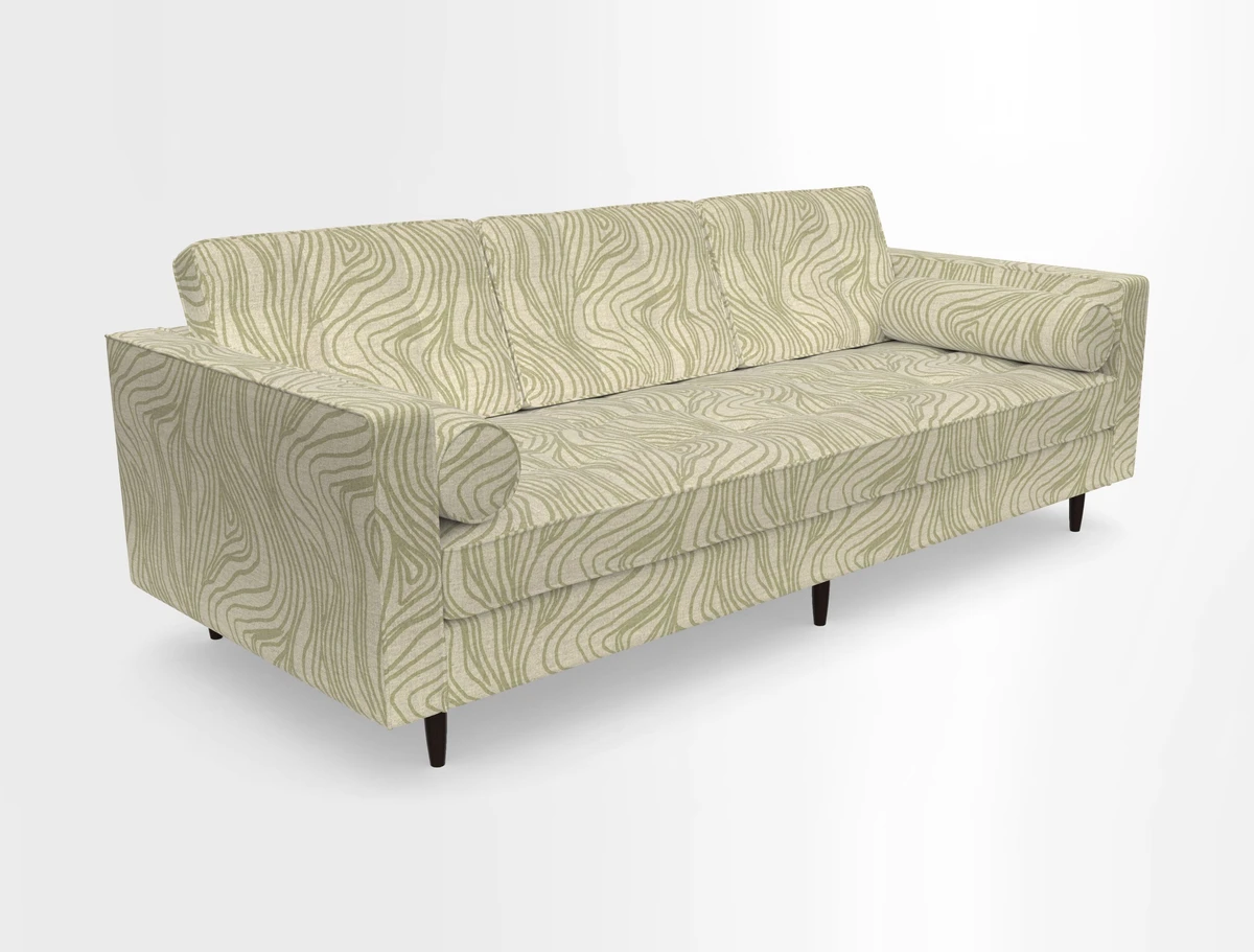 Marylebone 3 Seater Sofa in Clever Tough And Eco Velvet Indigo